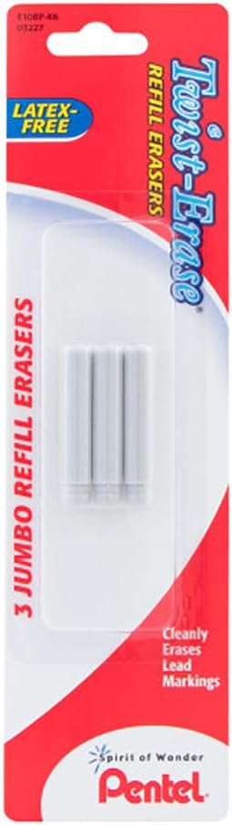 Pentel Refill Eraser for Pentel Twist-Erase Series Pencils - Image 5