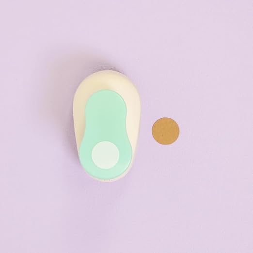 Craftelier - 5/8 Inch Circle Punch with Lever Press | Shape Hole Puncher for Paper Crafts | Round Hole Punch to Create Scrapbooks, DIY Cards & Journals | Mini Hole Punch for Paper & Cardstock.-DeskLoop Office