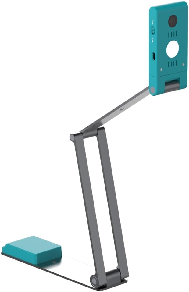 IRIScan Visualizer Webcam Document Camera v7:4K UltraHD-13MP,4in1,visualizer,Scanner A3,Portable Scanner,Web Conferencing,Distance Learning,Remote Teaching,AI Micro,Led,USB,WinMac (4K-13MP)-DeskLoop Office