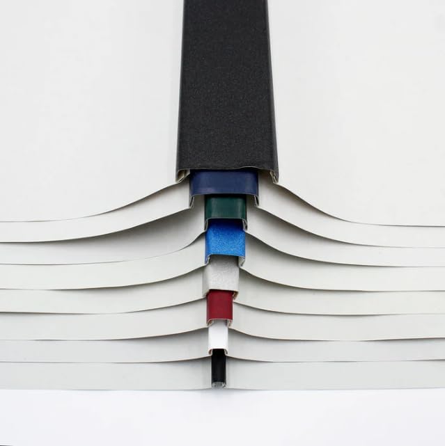 Thermal Binding Clear Covers with Steel Spine –for Thermal Binding Machines – Formerly Unibind – Used in Real Estate, Education and Various Businesses (White, 220 Sheets Max - 48/Box)