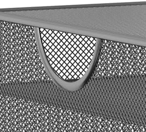 EasyPAG 14-Slot Mesh Desk File Organizer with Handle, Metal Frame Paper Tray for Classroom/Office/Home - Easy Assembly, Durable Tiered Sorter & A4/Letter Size, Silver-DeskLoop Office