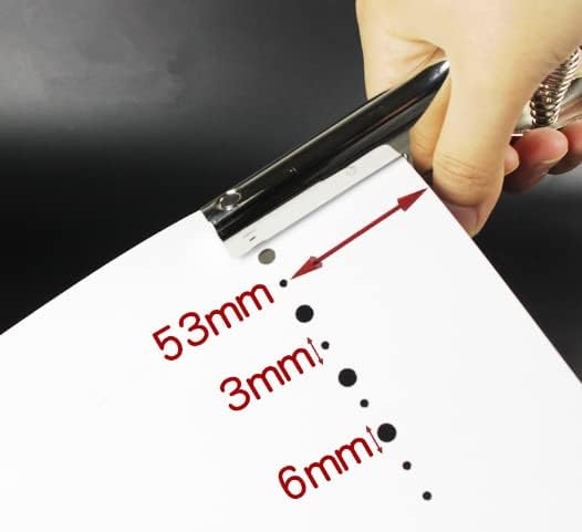 Heavy Duty Hole Punch - Single 1/4 inch (6mm) Hole Punch for Crafts, Paper, Cards & Tags-DeskLoop Office