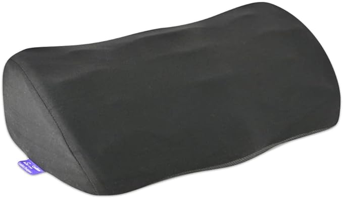 C CUSHION LAB Ergonomic Foot Rest for Under Desk - Patented Massage Ridge Design Memory Foam Foot Stool Pillow for Work, Home, Gaming, Computer, Office Chair - Footrest for Back and Hip Pain Relief-DeskLoop Office