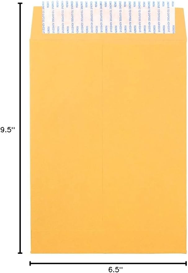 JAM PAPER 6 1/2 x 9 1/2 Open End Envelopes - Image 4