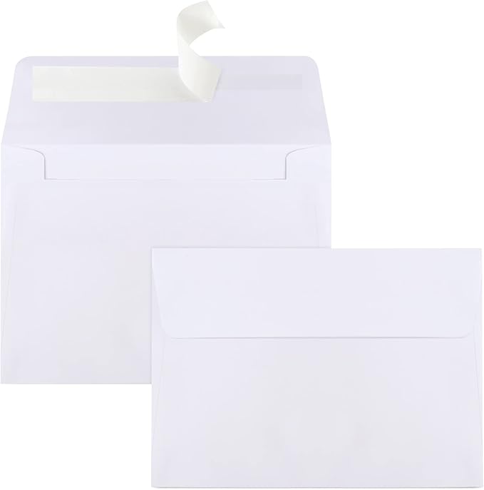 90 Packs A1 Envelopes, 3.5x5" Envelopes White, Small Envelopes RSVP Envelopes, Envelopes Self Seal for Weddings, Photos, Postcards, Greeting Cards, Mailing-DeskLoop Office