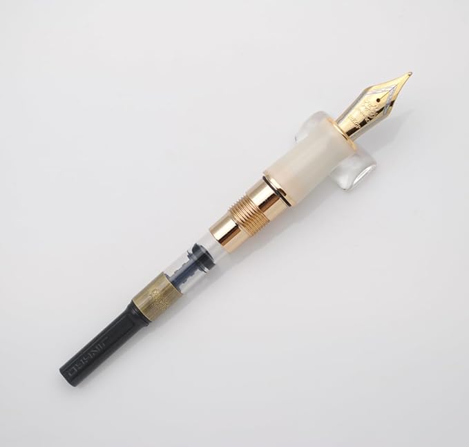 JINHAO 100 Fountain Pen with Ink Converter (Medium Nib 0.7mm, Red White Koi-A)-DeskLoop Office