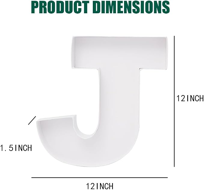 Cardboard Letter Fillable Charcuterie Board Candy Food Tray, 12.2 inch - Image 4
