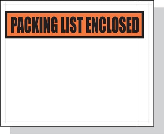 GPI - Packing List Envelopes, 4.5" x 5.5" Packing Slip Pouches, Top Loading - Image 4