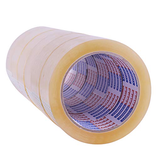 ADHES Shipping Tape Packaging Tape Packing Tape for Moving Boxes, 54.68yard Per Roll 1.88inch Width 2.6Mil Thickness-DeskLoop Office