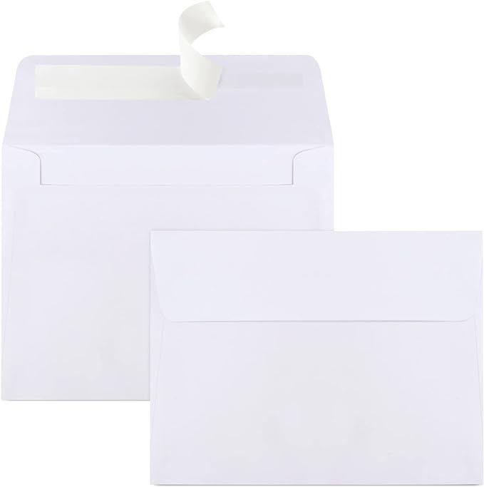 70 Packs Invitation Envelopes, A2 Envelopes White, Postcard Envelopes, Envelopes for 4.5x5.5 Cards, Envelopes for Invitations, Envelopes Self Seal for Photos RSVP, Greeting Cards-DeskLoop Office