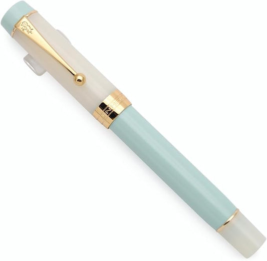 JINHAO 100 Fountain Pen with Ink Converter (Medium Nib 0.7mm, Light Green)-DeskLoop Office
