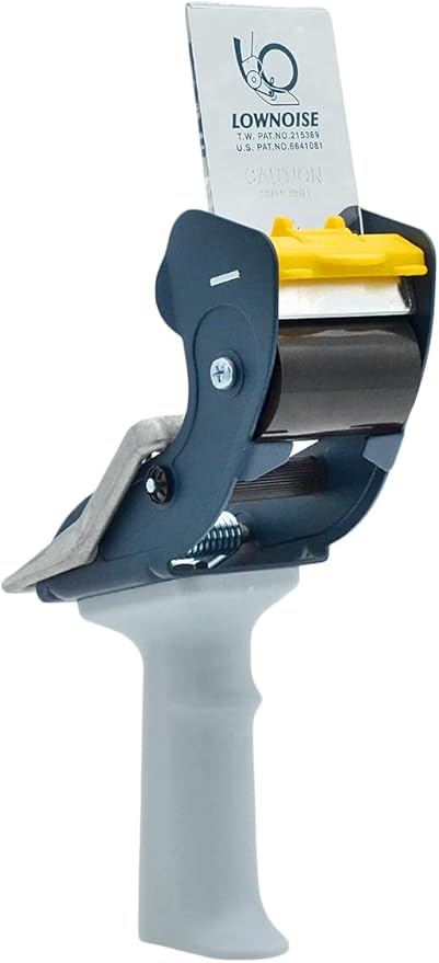 WOD SNC-289N 2" Mousetrap Low Noise Carton Sealing Packaging Tape Silent Gun Dispenser with Safety Blade Cover - Ideal for Noise Sensitive Environments: Fits Up to 2 in. Wide (Holds 3 Inch Core)-DeskLoop Office