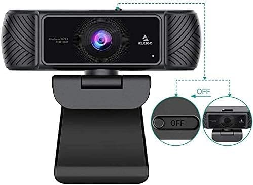NexiGo N680 1080P Business Webcam with Microphone, Software and Privacy Cover, AutoFocus, Streaming USB Web Camera, for Online Class, Zoom Meeting Skype Facetime Teams, PC Mac Laptop Desktop-DeskLoop Office