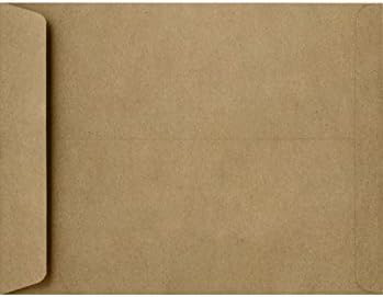 LUXPaper 9 x 12 Open End Envelopes | Peel & Press | Grocery Bag Brown | 70lb. by LUXPaper