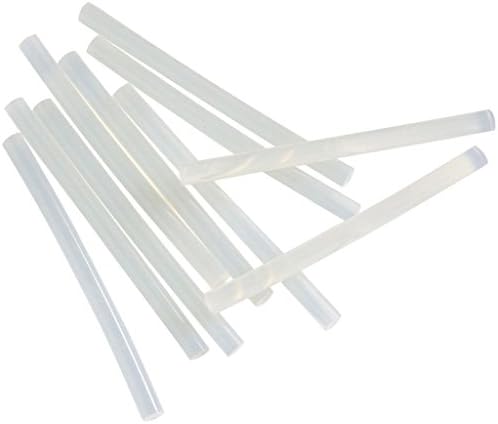 TrendBox Pack of 100 Clear 7mmx270mm - Hot Melt Glue Sticks Strips Melting Adhesive for Handmade Craft DIY Home Office Project Craftwork Fix & Repairs-DeskLoop Office