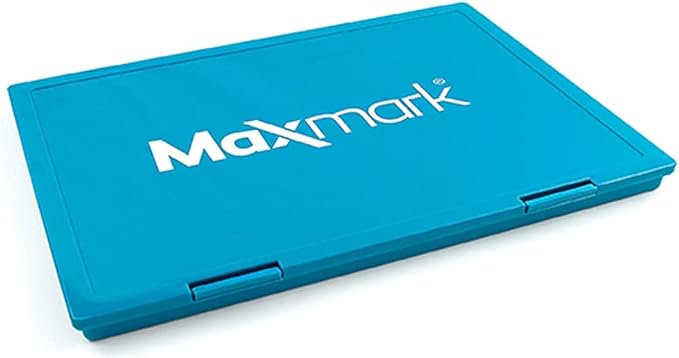 MaxMark Extra Large Red Ink Stamp Pad - 8.25" x 11.5" - Industrial Felt Pad - Red Color-DeskLoop Office