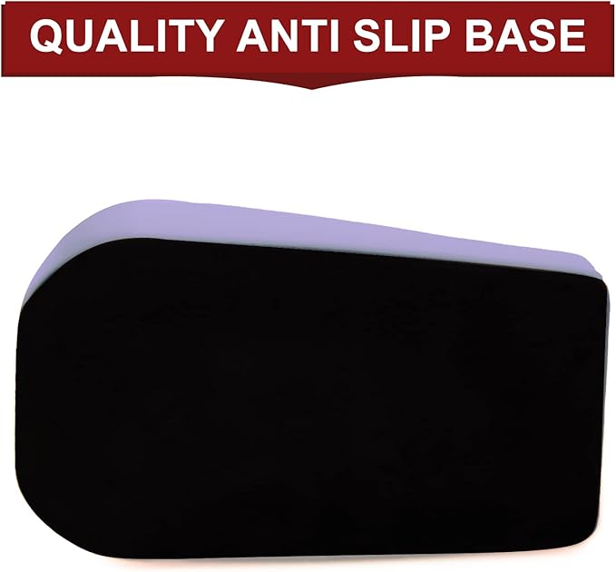 1Pcs Desktop Tape Dispenser Adhesive Roll Holder with Weighted Nonskid Base, Purple (Tape not Included)-DeskLoop Office