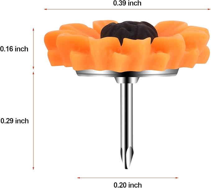 40Pcs Push Pins, Thumb Tacks for Bulletin Board, Flower Decorative Pins and Tacks, Cork Board Thumbtacks, Cute Thumbtack for Office Decorative-DeskLoop Office