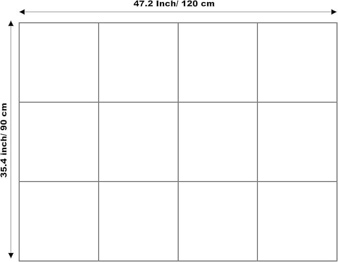 Large Cork Board Alternative - 12-Pack Felt Wall Tiles with Safe Removable Adhesive Tabs, Cork Wall Tiles Bulletin Board Home Office Essentials - Gray Marble-DeskLoop Office