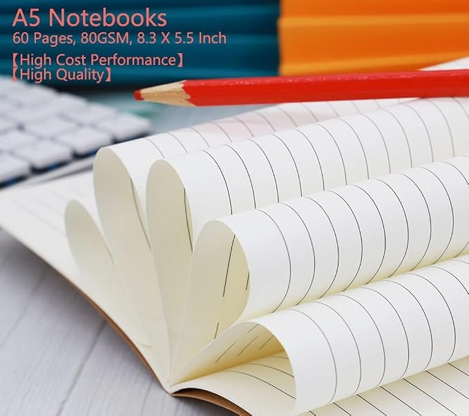 48 Pack Notebook Journals for Travelers, Students and Office, Writing Diary - Image 7