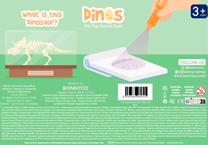 BONNYCO Invisible Ink Pen and Notebook Pack 32 Dinosaur Party Favors for Kids, Magic Spy Pen Goodie Bags Stuffers for Kids, Dinosaur Birthday Party Supplies, Goody Bag Stuffers Return Gifts Prizes-DeskLoop Office