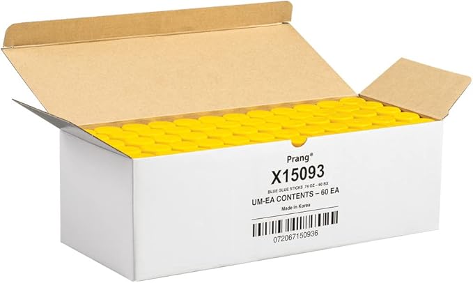 Prang Washable Glue Stick, Blue, 74 Oz., 60 Count-DeskLoop Office