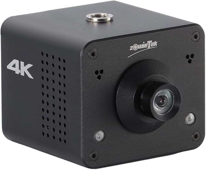 4K POV Camera Webcam PoE, ZowieCAM, Simultaneously HDMI & SDI Output, RTSP/RTMP(s)/SRT, Standalone Live Streaming to YouTube/Twitch for Webcast, Meeting, Teaching & Gaming (M12)-DeskLoop Office