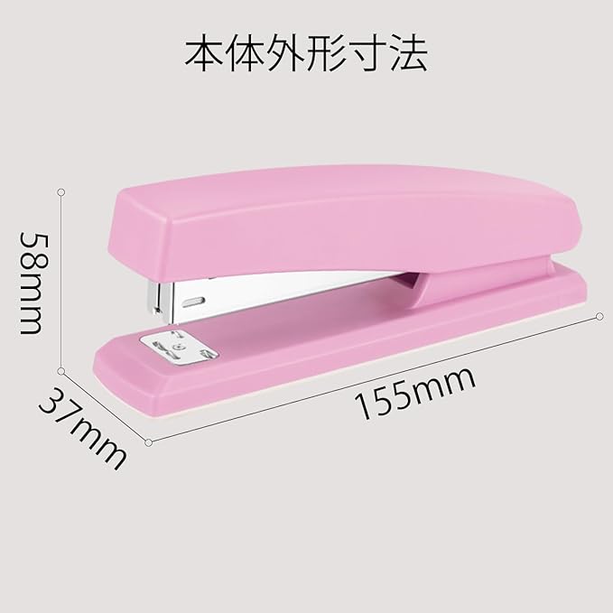 Deli Stapler, Desktop Stapler, Office Stapler, 25 Sheet Capacity, Includes 1000 Staples and Staple Remover, Pink-DeskLoop Office