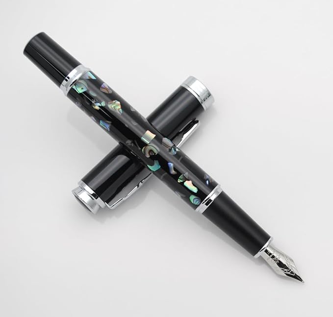 JINHAO 8802 Fountain Pen F Nib (Shell Carving - 2)-DeskLoop Office