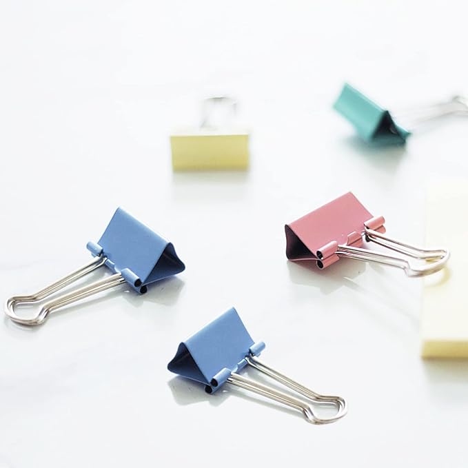 120 Pack Binder Clips 0.75 Inch, Small Paper Clamps, School and Business - Image 7