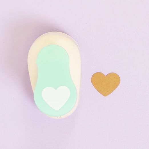 Craftelier - 1 Inch Heart Hole Punch with Lever Press | Hole Puncher for Paper Crafts | Heart Punch for Scrapbooking, DIY Cards & Journals | Hole Puncher for Paper & Cardstock.-DeskLoop Office