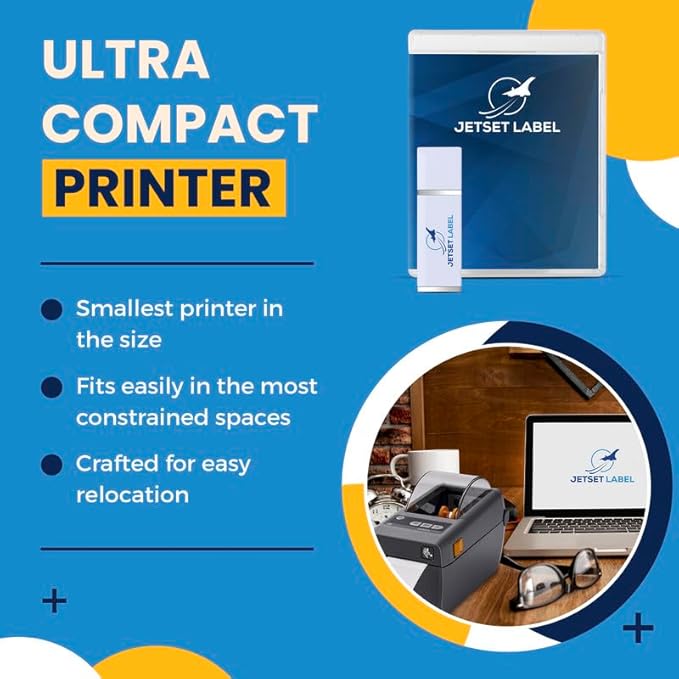 Zebra ZD410 Direct Thermal Label Printer | USB & Ethernet Connectivity | 2 Inch Print Width | ZD41022-D01E00EZ-DeskLoop Office