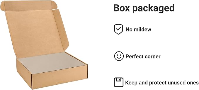 25 Pcs Book Board, Binder Board, Cover Board, Heavy Duty Chipboard for Book Binding, DIY Cardboard (Gray, 12 x 12 Inch 100PT)-DeskLoop Office