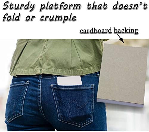 FMP Brands 20 Pack Note Pads 4x6, 100 Sheets Per Memo Pad, Writing Scratch Pad, Blank Notepad, White Waitress Server Note Pads, Paper Pad, To Do Grocery List Small Notepads-DeskLoop Office