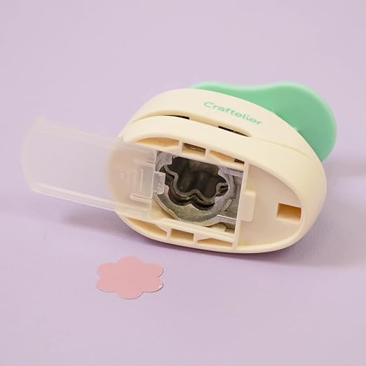 Craftelier - 1 Inch Flower Hole Punch with Lever Press β Flower Punches for Paper Crafts | Hole Puncher for Crafts, Scrapbooking, DIY Cards & Journals | Hole Punch Shapes for Paper & Cardstock.-DeskLoop Office