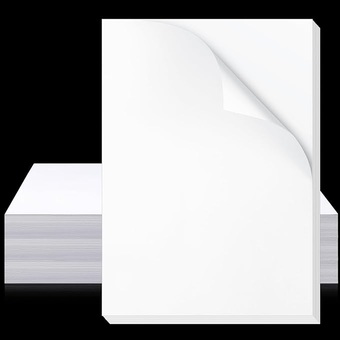100 Pcs Printer Paper 11 x 17 Inch Copy Paper 52 lb Glossy Paper Heavy Weight Cardstock Tabloid Paper Heavy Card Stock for Presentation Laser Back to School Office Supplies(White)-DeskLoop Office