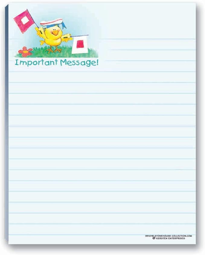 Cute Notepads - 4 Assorted Pads - Sweet, Feel Good Notepads - Great Gift Idea, 50 Sheets Each-DeskLoop Office