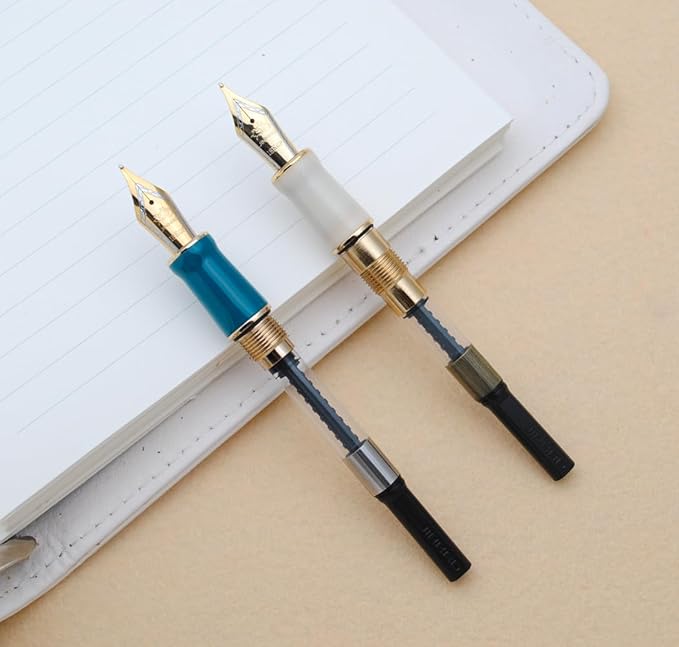 JINHAO 100 Fountain Pen with Ink Converter (Medium Nib 0.7mm, Dark Blue)-DeskLoop Office