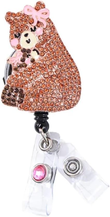 Outside the Box Sparkle and Shine Novelty Retractable Badge Reel ID Holder by Unknown