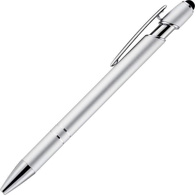 LINFANC 12 Pack Silver Ballpoint Pen - Image 9