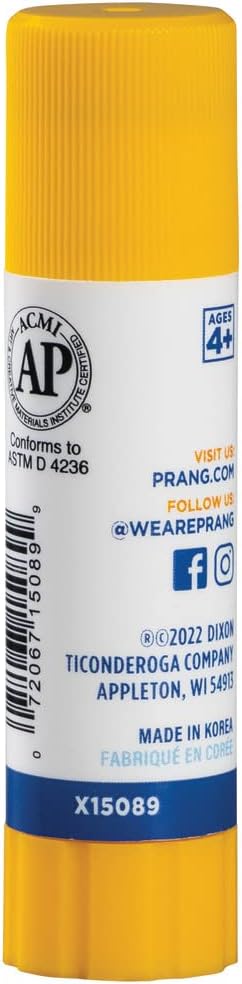 Prang Washable Glue Stick, Blue, 28 Oz., 12 Count-DeskLoop Office
