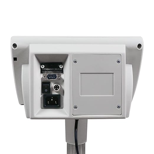 U.S. Solid Bench Scale 350 lb x 0.02 lb Stainless Steel Postal Package Shipping Scale Digital Bench Platform Balance with 16” x 20” Platform, Lb/Kg-DeskLoop Office