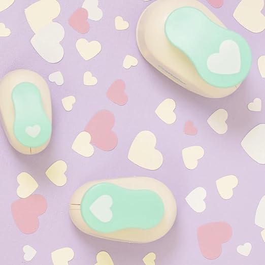 Craftelier - 3/8 Inch Heart Hole Punch with Lever Press | Hole Puncher for Paper Crafts | Heart Punch for Scrapbooking, DIY Cards & Journals | Hole Puncher for Paper & Cardstock.-DeskLoop Office