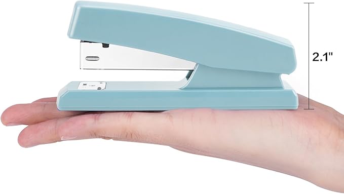 Deli Stapler, Desktop Staplers with 640 Staples, Office Stapler, 25 Sheet Capacity, Blue-DeskLoop Office