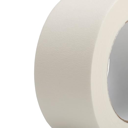 Lichamp Masking Tape 2 inch Wide, 2 Pack General Purpose Masking Tape Beige, White Tapes for Painting, Arts, Crafts, 2 inch x 55 Yards x 2 Rolls (110 Total Yards)-DeskLoop Office
