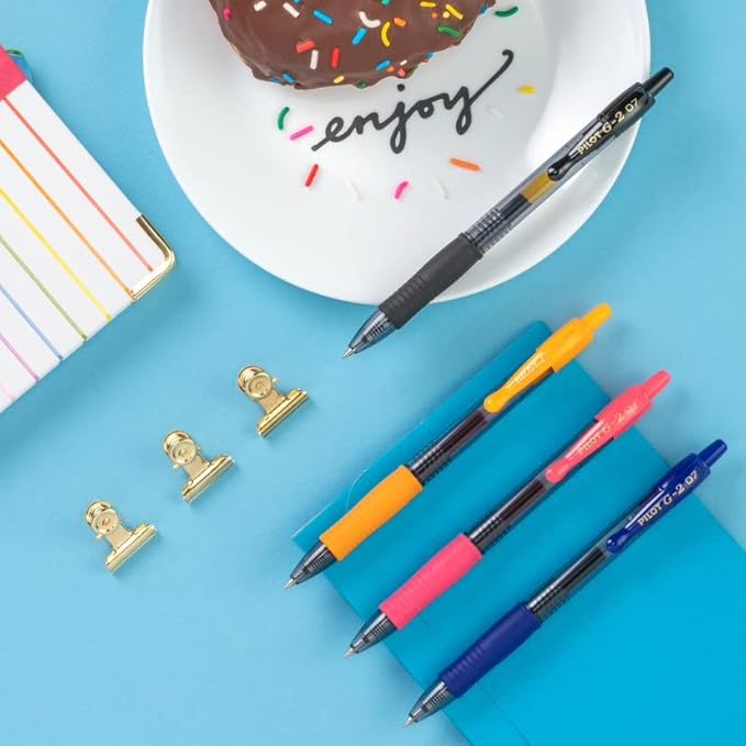 Pilot G2 Premium Refillable and Retractable Gel Ink Pens Fine Point, - Image 6