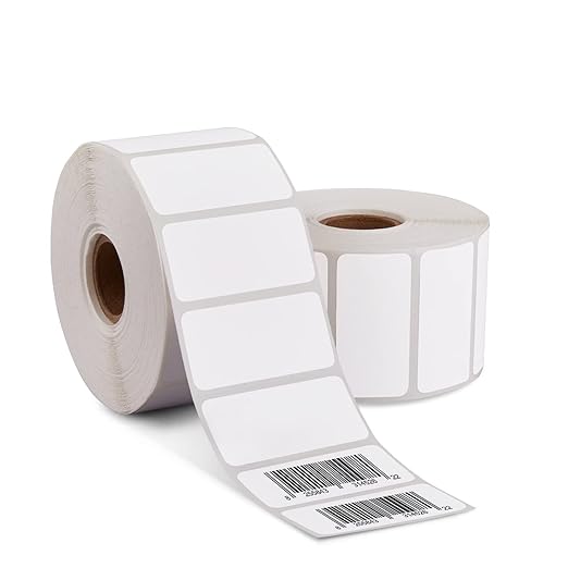 HP 2x1 Direct Thermal Shipping Labels, 2 Rolls, 1375 Sheets per Roll, Multipurpose White Labels for Personal or Business Use, Compatible with HP and Other Thermal Printers-DeskLoop Office