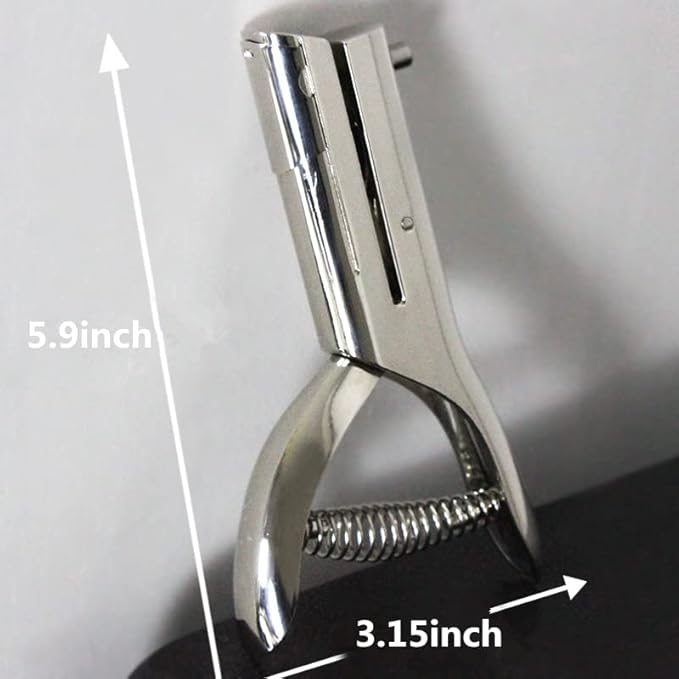 Heavy Duty Hole Punch - Single 1/4 inch (6mm) Hole Punch for Crafts, Paper, Cards & Tags-DeskLoop Office