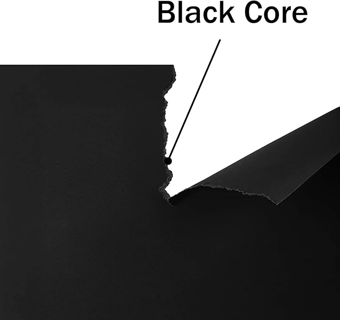 100 Sheets Black Cardstock 8.5 x 11 Thick Paper, Goefun 80lb Card Stock Printer Paper for Halloween, Invitations, Scrapbooking, Crafts, DIY Cards-DeskLoop Office