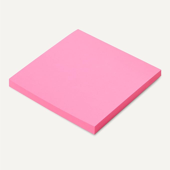 Amazon Basics Square Sticky Notes, Self-Stick Pads, 3 x 3 inches - Image 5